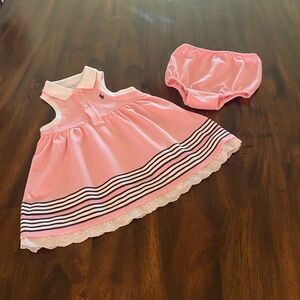 Ralph Lauren Cotton Pique Baby Dress